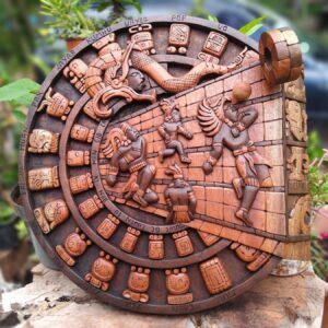 Mayan wall decor, Mexican painting, Quetzalcoatl, Prehispanic, Wood carving, Handcrafted ASK FOR CUSTOMIZE