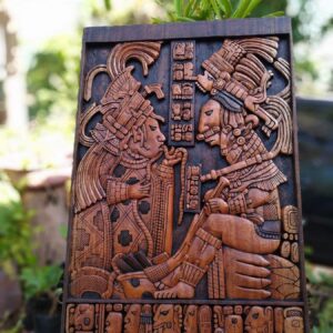 Aztec Art, Mayan art, Mexican painting, Prehispanic, Wood carving, Handcrafted ASK FOR CUSTOMIZE
