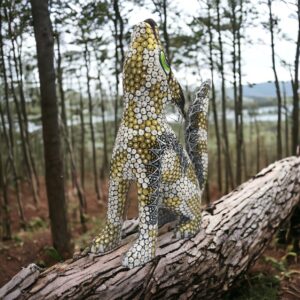 Fox Figurine Mexican Folk Art Alebrije Sculpture, Wooden Coyote Decoration Statue, Made Of Wood And Carved By Hand ASK FOR CUSTOMIZE