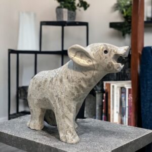 Bear figurine, Carved bear, Bear statue, Bear sculpture, Stone bear, Carved stone animal, Marble bear