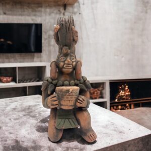 Guardian Of The Seed Handcraft Mexican Culture Home Decor Prehispanic Vintage Rustic Clay Material Antique Ancrestral Figurines