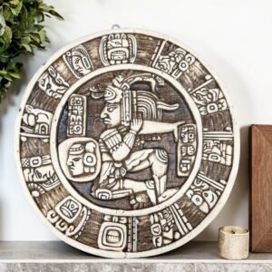 Mexican decoration, Mexican folk art, Prehispanic, Mayan wall decor, Mayan art, Mexican painting, Quetzalcoatl