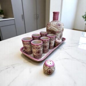 Tequila, Shot glass set, Tequila Guadalajara Or Mezcal Talavera Puebla  High Quality Pottery, Fathers day gift, Handcrafted in Mexico, 9 pzs