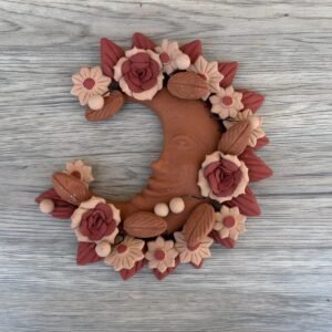 Filigrana Clay Moon Wall Hanging Ornament Artistic  Oaxaca México By Artisans Handmade Crafts, Home Decor Folk Art,  Pastillaje Technique