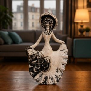 Catrina, Dia De Los Muertos - Day Of The Dead, Human Skeleton, Mexican Catrina, Skull Sculpture,  Catrina Skeleton Figurine, Ofrenda Decor