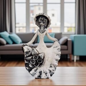 Catrina, Dia De Los Muertos - Day Of The Dead, Human Skeleton, Mexican Catrina, Skull Sculpture,  Catrina Skeleton Figurine, Ofrenda Decor