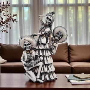Family Catrinas, Dia De Los Muertos - Day Of The Dead, Human Skeleton, Mexican Catrina, Skull Sculpture,  Catrina  Figurine, Ofrenda Decor