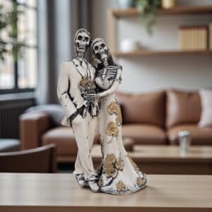 Couple Catrina, Dia De Los Muertos - Day Of The Dead, Human Skeleton, Mexican Catrina, Skull Sculpture,  Catrina Skeleton Figurine Ofrenda