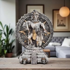 Mexican decoration, Kukulkan, Prehispanic, Chichen itza, Aztec calendar stone, Mexican statue, Popocatepetl e iztaccihuatl, Eternal love