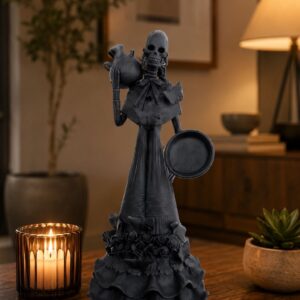 18  Catrina Michoacán Original Clay Handcrafted Frida Kahlo Doll  Day Of The Dead  Human Skeleton  Mexican Decorations  Sugar Skull