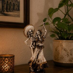 Catrina, Day Of The Dead, Human Skeleton Mexican Catrina, Skull Sculpture, Skeleton Couple, Día De Los Muertos Ofrenda Home Decor