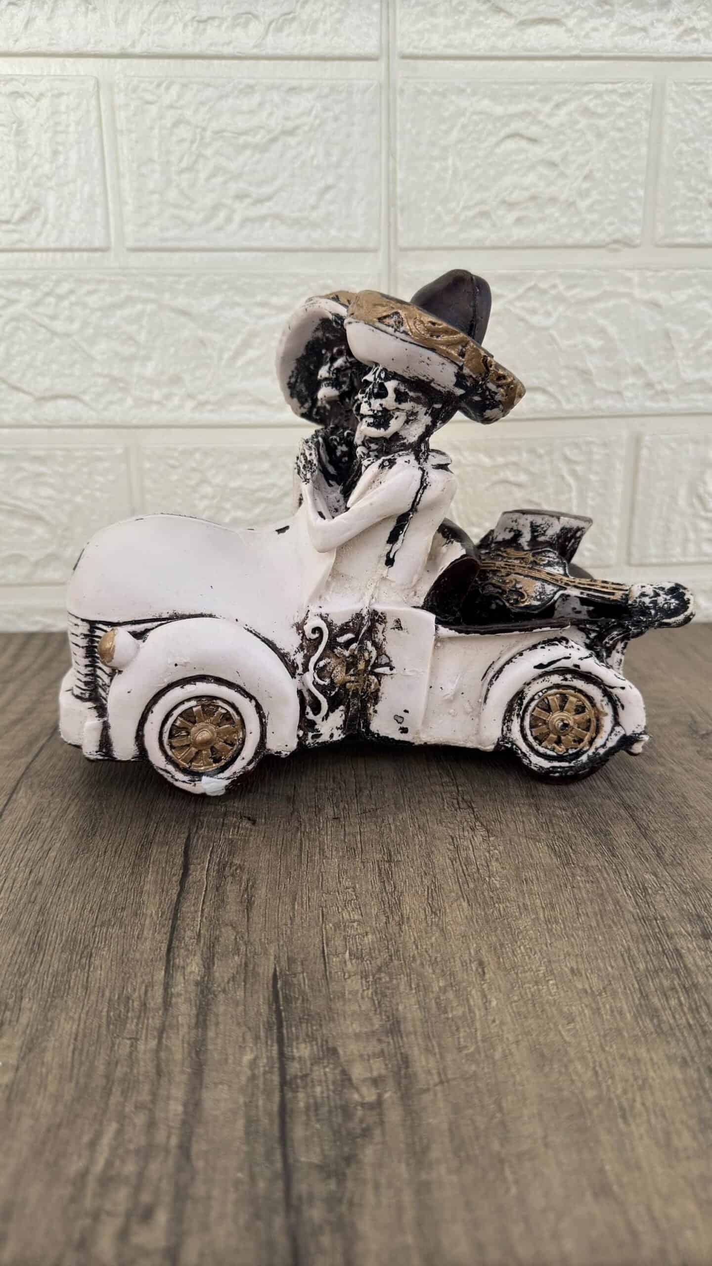 Catrina, Day Of The Dead, Human Skeleton Mexican Catrina, Skull Sculpture, Skeleton Couple, Día De Los Muertos Ofrenda Home Decor - Image 2