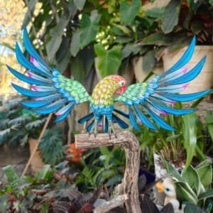 Parakeet Bird Statue Mexican Art Alebrije Sculpture, Wooden Parrot  Decoration Figure, Made Of Wood And Carved By Hand ASK FOR CUSTOMIZE