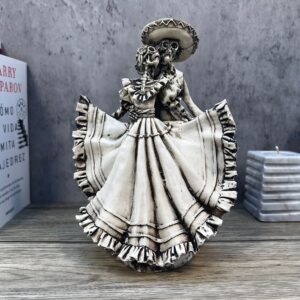 Catrina, Day of the dead, human skeleton, Mexican catrina, Skull sculpture, skeleton couple, mariachi skeleton, Ofrenda decor