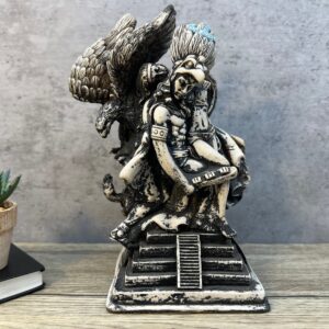 Mexican Eagle Kukulkan, Prehispanic, Chichen itza, Aztec calendar stone, Mexican statue, Popocatepetl e iztaccihuatl, Eternal love