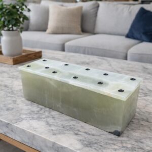 Domino Set Made Of Marble, Hand Carved And Elegant Design To Play And To Decor. From Puebla Mexico, Table Games, Family Games. Perfect Gift