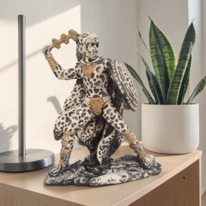 Aztec Warrior In Battle Mexican decoration, Aztec art, Prehispanic, Aztec decor, Mexican statue