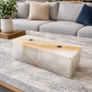 Domino Set Made Of Marble, Hand Carved And Elegant Design To Play And To Decor. From Puebla Mexico, Table Games, Family Games. Perfect Gift