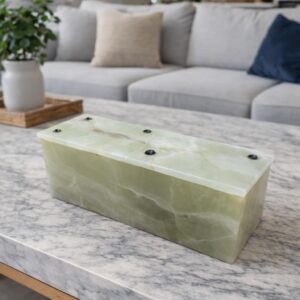 Domino Set Made Of Marble, Hand Carved And Elegant Design To Play And To Decor. From Puebla Mexico, Table Games, Family Games. Perfect Gift