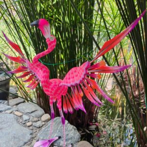 Large Flamenco Bird Statue Mexican Art Alebrije Sculpture, Wooden Heron  Decoration Figure, Made Of Wood And Hand Carved ASK FOR CUSTOMIZE