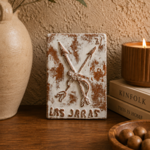 Las Jaras Loteria Plaque Made Of Clay From Mexico