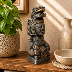 Quetzalcoatl Inspired Figure Made Of Plaster From Mexico