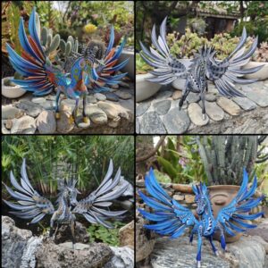 Pegasus Alebrije From Oaxaca Hand Carved And Hand Painted By Mexican Artisans
